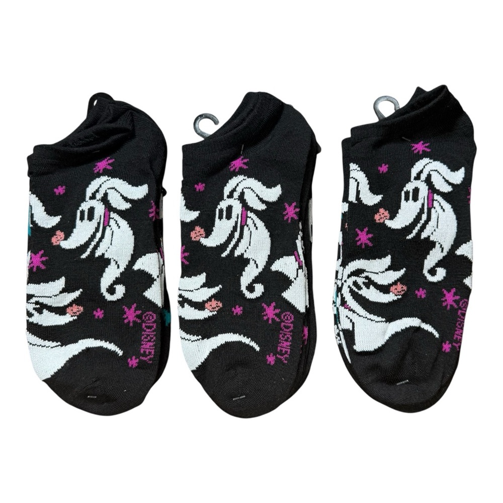 Disney Nightmare Before Christmas 9‎ Pair No Show Socks 4-10